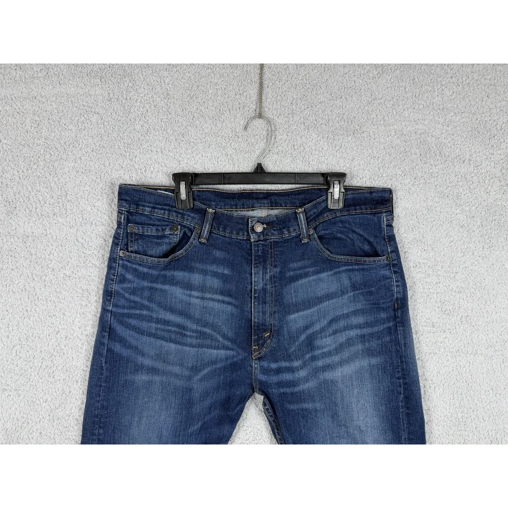 Levis 505 Jeans Mens‎ 38x29 Blue Straight Leg Medium Wash Denim Pants